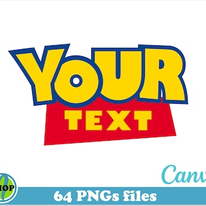 Archivos PNG de letras y números de Toy Story / Fuente Toy Story Png, Letras Toy Story Png, Alfabeto Toy Story Png, Fuente Toy Story Canva Png