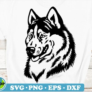 Dog West Siberian Laika Head | Dog svg, Laika svg, Siberian Laika vector, Siberian Laika dxf, Dog Laika laser cut