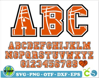 バスケットボール フォント SVG PNG TTF、バスケットボール レター SVG、バスケットボール フォント TTF、バスケットボール SVG、バスケットボール シャツ SVG、スポーツ フォント、大学フォント