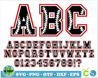 Baseball Font SVG PNG TTF, Baseball letters svg, Baseball svg, Baseball Font png, College font svg, Sport font svg, Baseball shirt svg