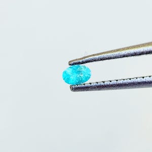 Neon Blue Paraiba Tourmaline Oval: Brazilian Gemstone (2.8x1.8mm)