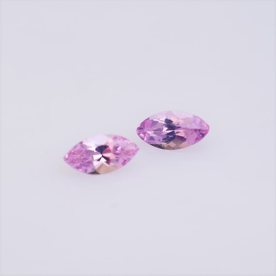 Pink Spinel Marquis Matched Pair, 6x3mm Pink Gem Pair From Morogoro  Tanzania, .59 Carats, Pink Gems for Earrings or Ring, Genuine Spinel 