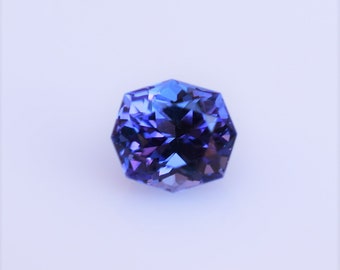 thumbnail image 2 of Natural Blue Tanzanite Cushion Cut Pair – 8-10 Ct Total – Certified, Eye Clean, Heated – GGL Certificate 2 of 5