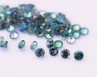 Color Change Garnet Melee from Lindi Tanzania, 2.5mm Color Change Garnet, Garnet for Halo Custom Piece, Blue Purple Garnet, Sold Per Piece