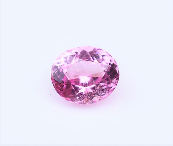 Pink Peach Spinel Oval From Vietnam 1.42 Carat Vietnamese Spinel