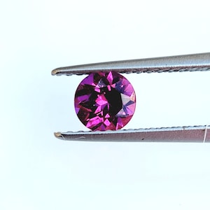 5mm Round Purple Garnet from Mozambique .70 carats