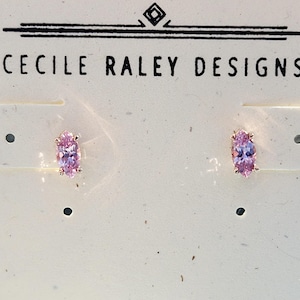 Pink Spinel Marquis Earrings: 14K Rose Gold