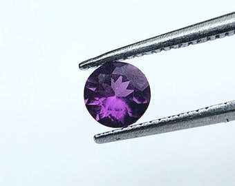 Purple Round Sapphire, 4.5mm Sapphire from Tanzania, .38 ct sapphire, Purple Sapphire, September Birthstone