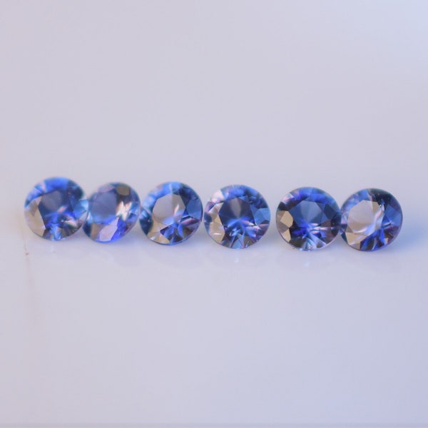 Benitoite Melee 2.25mm Round, California Gemstone, US Mined Gemstone, Blue Gem sold by the piece great for Eternity band