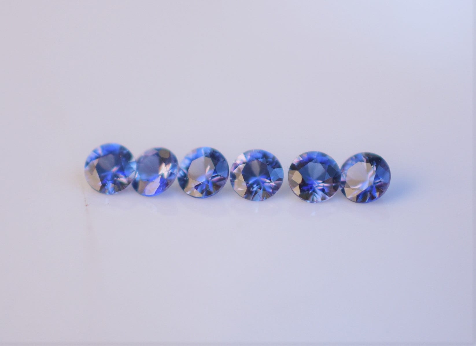 Benitoite Melee 2.25mm Round, California Gemstone, US Mined