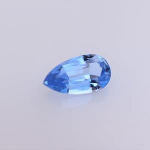 Rare Cobalt Spinel Pear from Luc Yen, Vietnam, Vietnamese Blue Spinel, .47 Ct., Lotus Certified Cobalt Bearing Spinel, August Birthstone