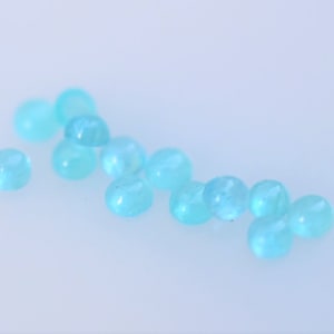 Paraiba Tourmaline Cabochon, 1.5mm Round Paraiba Cabochons, Brazilian Paraiba Cabochon, Blue Gemstone Cabochons SOLD PER PIECE