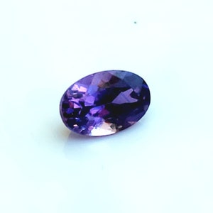 Purple Oval Sapphire from Tunduru Tanzania, .67 carat oval rich purple sapphire, 6.00 x 4.02 x 3.15mm Loose Sapphire Birthstone Gem