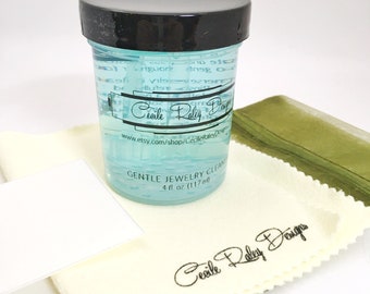 Pulitore per gioielli con pietre preziose, set per la pulizia di gioielli, prodotti per la pulizia di gioielli, panno per la pulizia di gioielli, regalo per lei