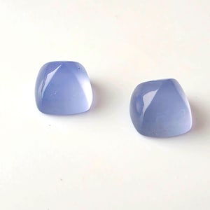 Namibische Chalcedon Zuckerhut Cabochons, 7 mm unbehandeltes Chalcedon Quadrat Zuckerhut Cabochons Bild 12