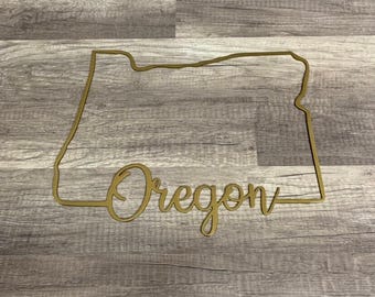 Oregon state sign-Oregon metal sign-Oregon wall decor-State Of Oregon Sign
