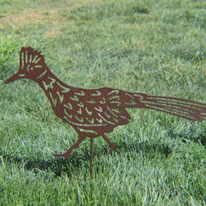 Road Runner Sign-Desert Yard Art-Metal Gardening
