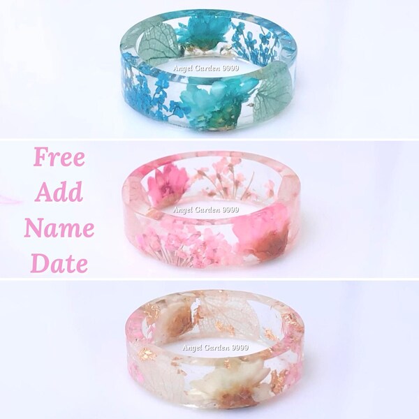 Resin Rings Flower - Etsy