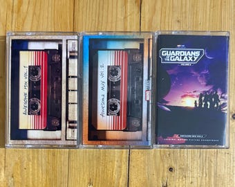 Awesome Mix Guardian of Galaxy Cassette Tapes - Etsy