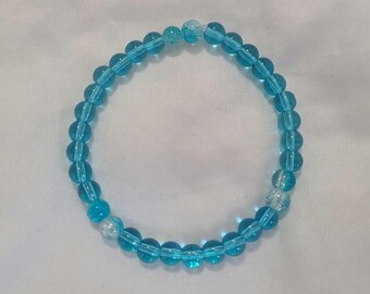 Blue Beaded Bracelet - "The Sophia"