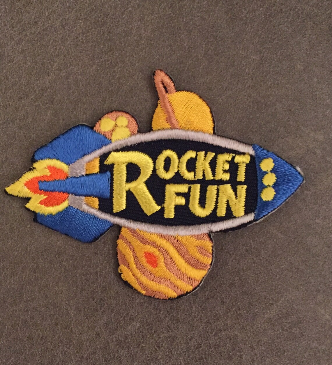 Rocket Fun Merit Badge Saturn Space Exploration Science Etsy