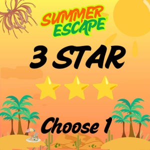 3 STAR Sticker Mono_GO [ SUMMER ESCAPE ] Page 6 - 8 choose 18