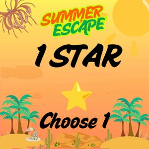 1 STAR-sticker Mono_GO [SUMMER ESCAPE] Pagina 1 - 8 kiezen 1