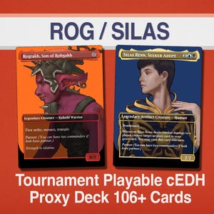RogSi Tournament Ready cEDH Deck  [106+ Proxy Cards] - Rograkh Silas Turbo