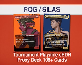 RogSi Tournament Ready cEDH Deck  [106+ Proxy Cards] - Rograkh Silas Turbo