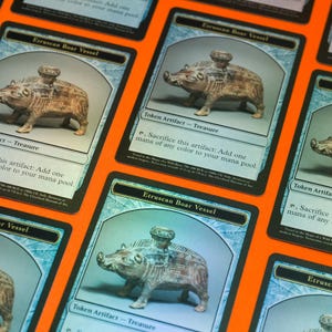 Custom Treasure Token - Etruscan Boar Vessel
