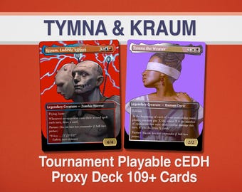 Tymna & Kraum Tournament Ready cEDH Deck  [106+ Proxy Cards] - Blue Farm