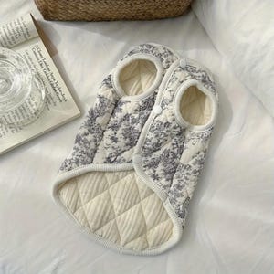 Pet cozy vest for small dogs and cats