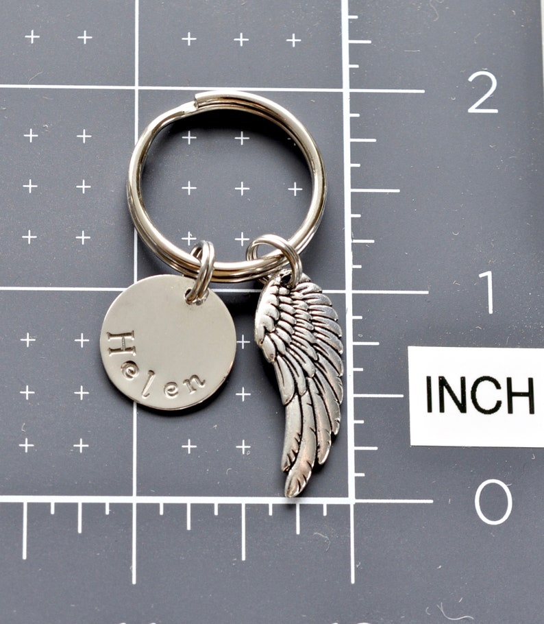Personalized Sympathy Gift Keychain for Loss of Spouse Husband Etsy