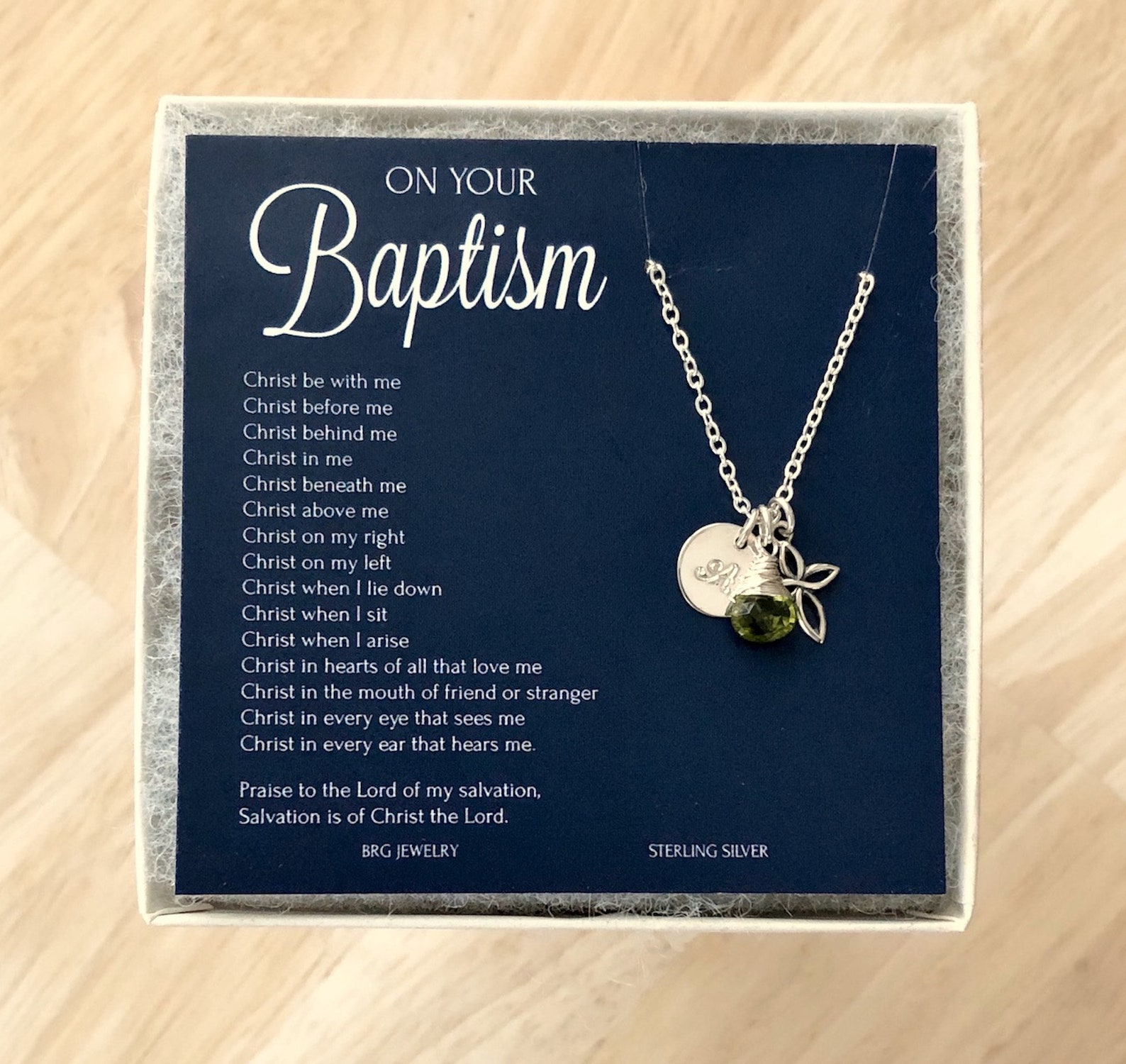 Personalized Adult Baptism Gift for Women Sterling Silver Etsy