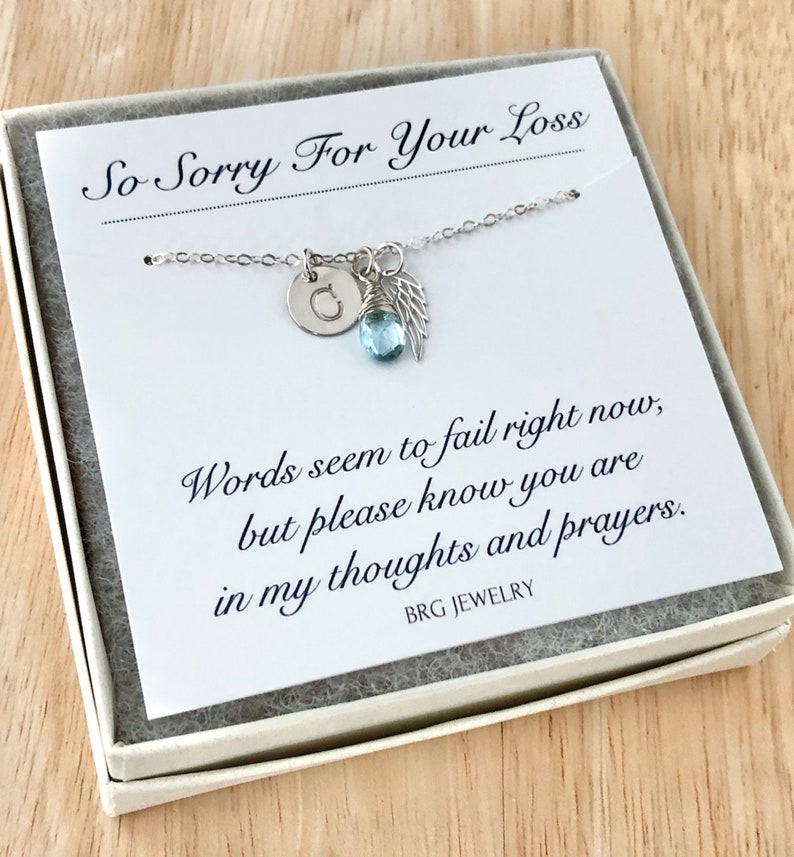 Personalized Sympathy Gift Necklace for Loss of Husband Spouse Etsy