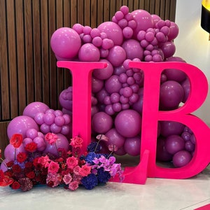 Bunte Polystyrol-Zahlen Dicke 10cm • Höhe 30-90cm