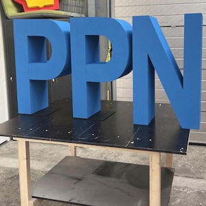 Giant foam letters