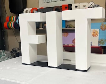 Styrofoam Letters Thickness 10cm • Height 30-90cm