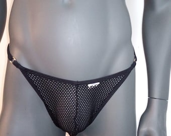 Fishnet Men Thong Swimsuit