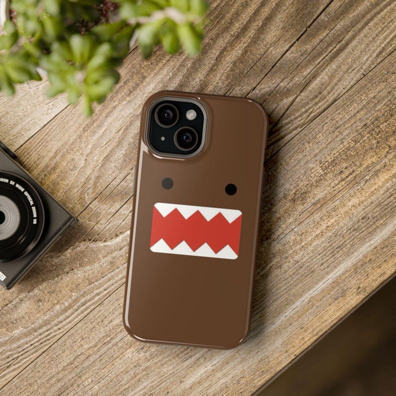 Tough Cases Kawaii Domo Design, Cute Phone Protection, Anime