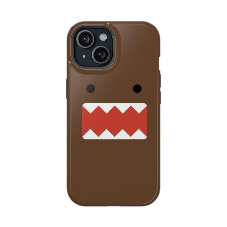 Tough Cases Kawaii Domo Design, Cute Phone Protection, Anime