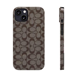 Fundas de diseño para teléfono: fundas para iPhone elegantes y modernas de Coach, accesorios de lujo para móviles, funda protectora con estilo, regalo que marca tendencia.