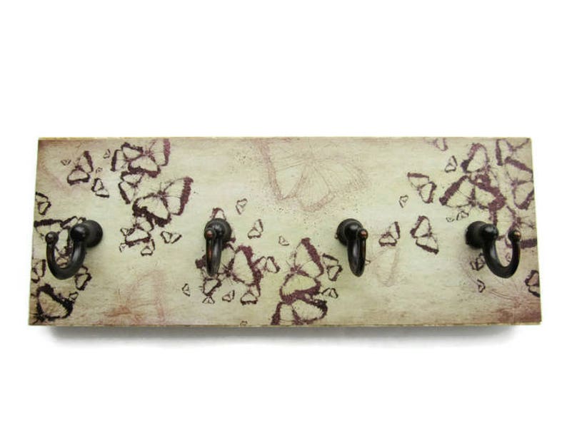 Butterfly Wall Key Holder Entryway Hooks for Keys Key Rack Etsy