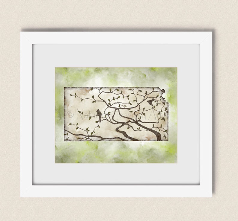 Kansas Art for Living Room Kansas Wall Art Kansas Wall Etsy