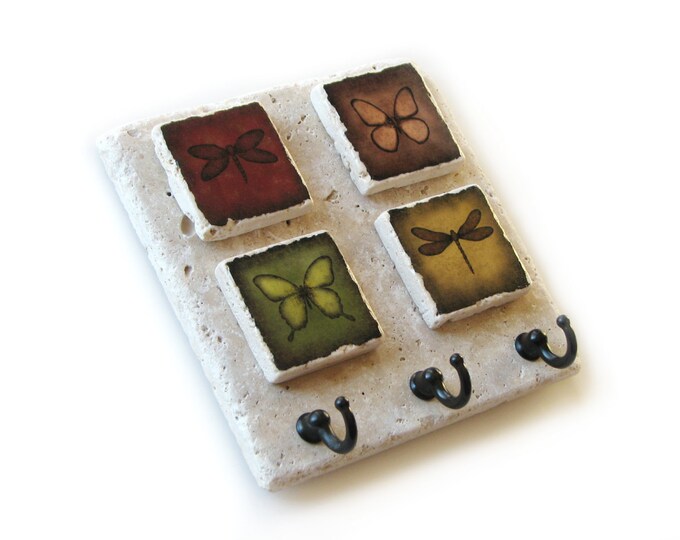 Butterfly Key Rack, Dragonfly Home Decor, Key Hanger Wall Hook ...