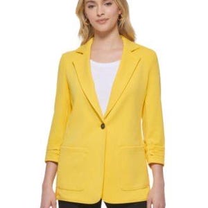 Banana Republic Yellow Blazer Size Large