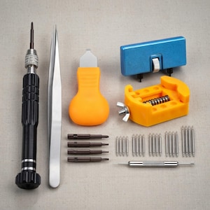 Watch Repair Tool Kit Case Opener Link Remover Strap Adjustment Tools DIY Watch Maintenance Set with Pins