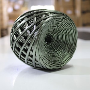 24 Balls Mix Colors Metallic Yarn, Metallic T-shirt Yarn, Leather Yarn, Metallic Bag Yarn, 180 gr 60 meters