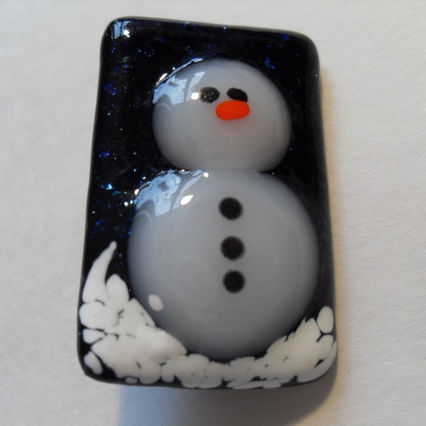 Fused Glass Pin Etsy