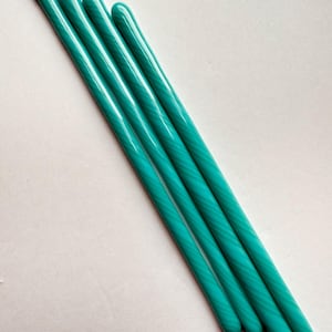 Fused glass swizzle sticks, set of 4 cocktail stirrers, glass drink stirrers, glass java sticks, coffee stirrers, fused glass